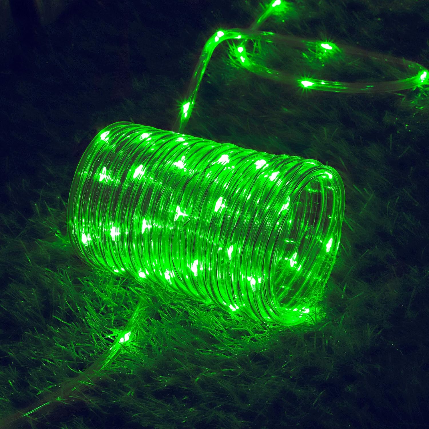 Hopolon Outdoor Rope String Lights, 4.5V Safety UL Plug Powered Waterproof Tube