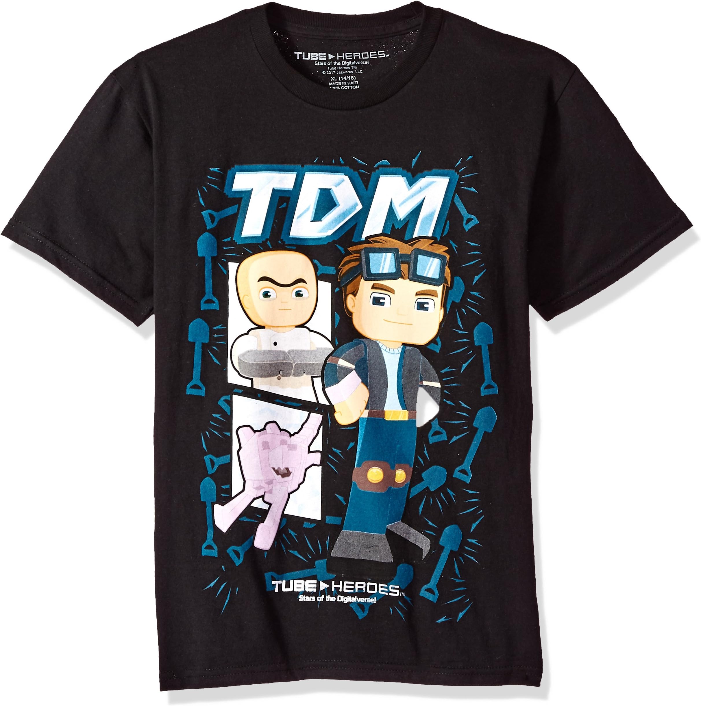 TDM Group Shot Boys Graphic Tee (4-5) Black