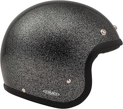 Black glitter motorcycle helmet Clearance