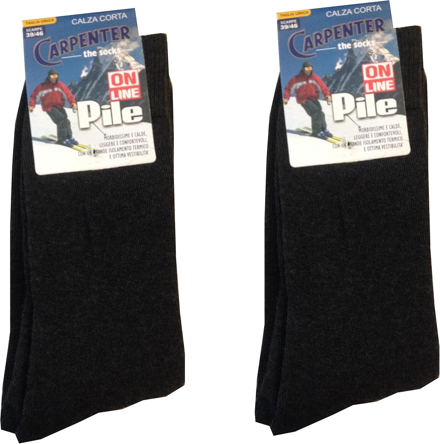 Calze Termiche In Pile 6 Paia Calze Antiscivolo Uomo | In Pile - Foto 9