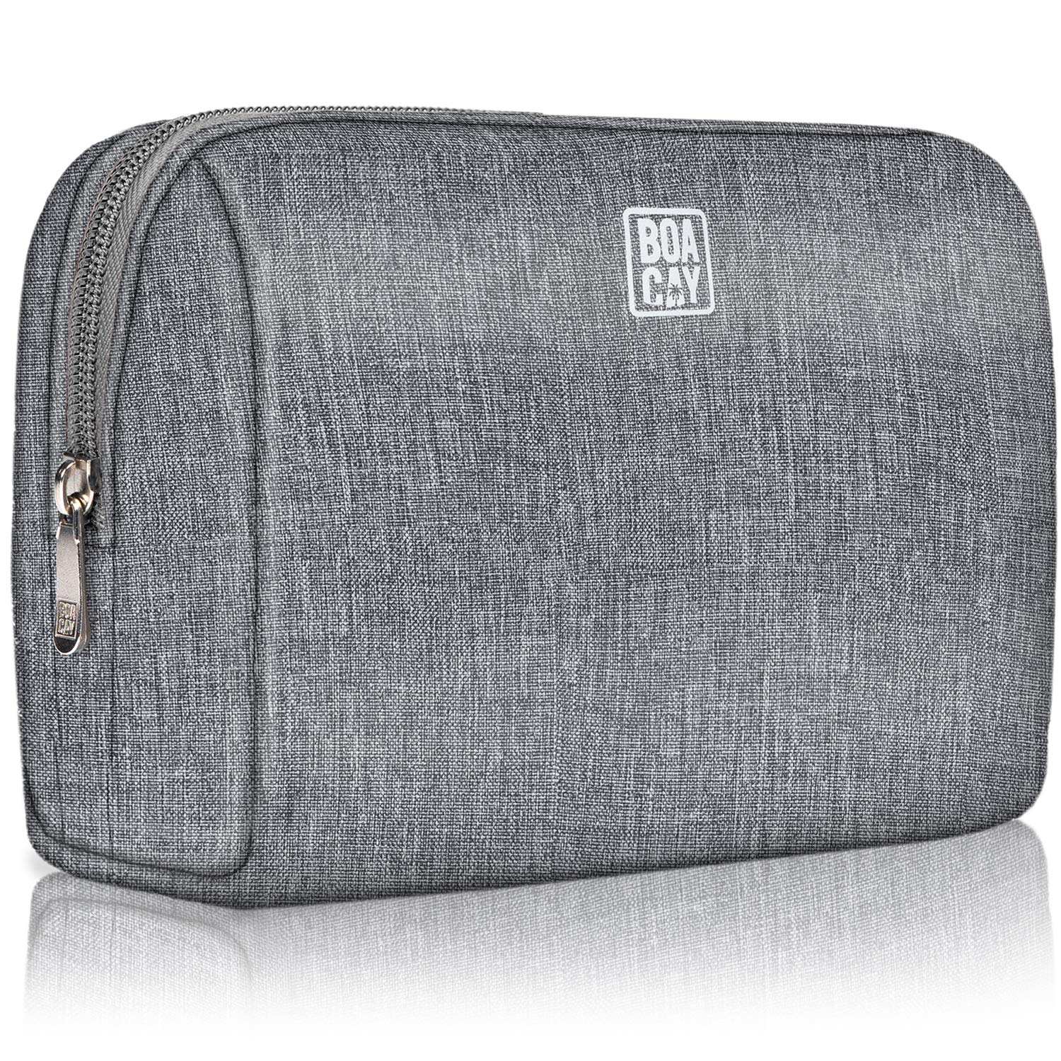 BOACAY Large Makeup Bag, Travel Cosmetic Pouch for Women, Girls & Kids, Make up Bag & Organiser for Purse, Portable Case for Toiletries, Brushes