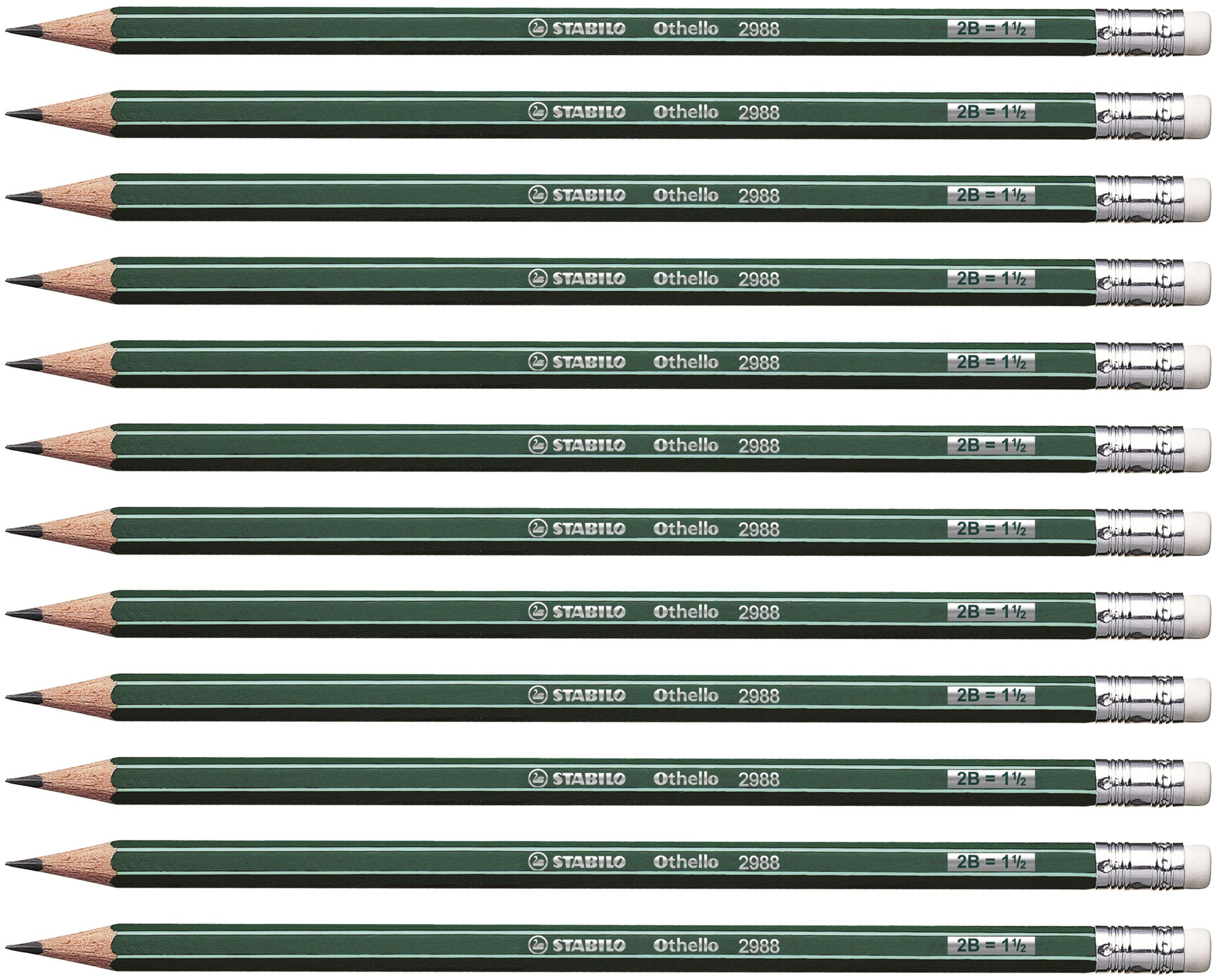 STABILO Graphite Pencil Othello - E/T - Box of 12-2B — image 1