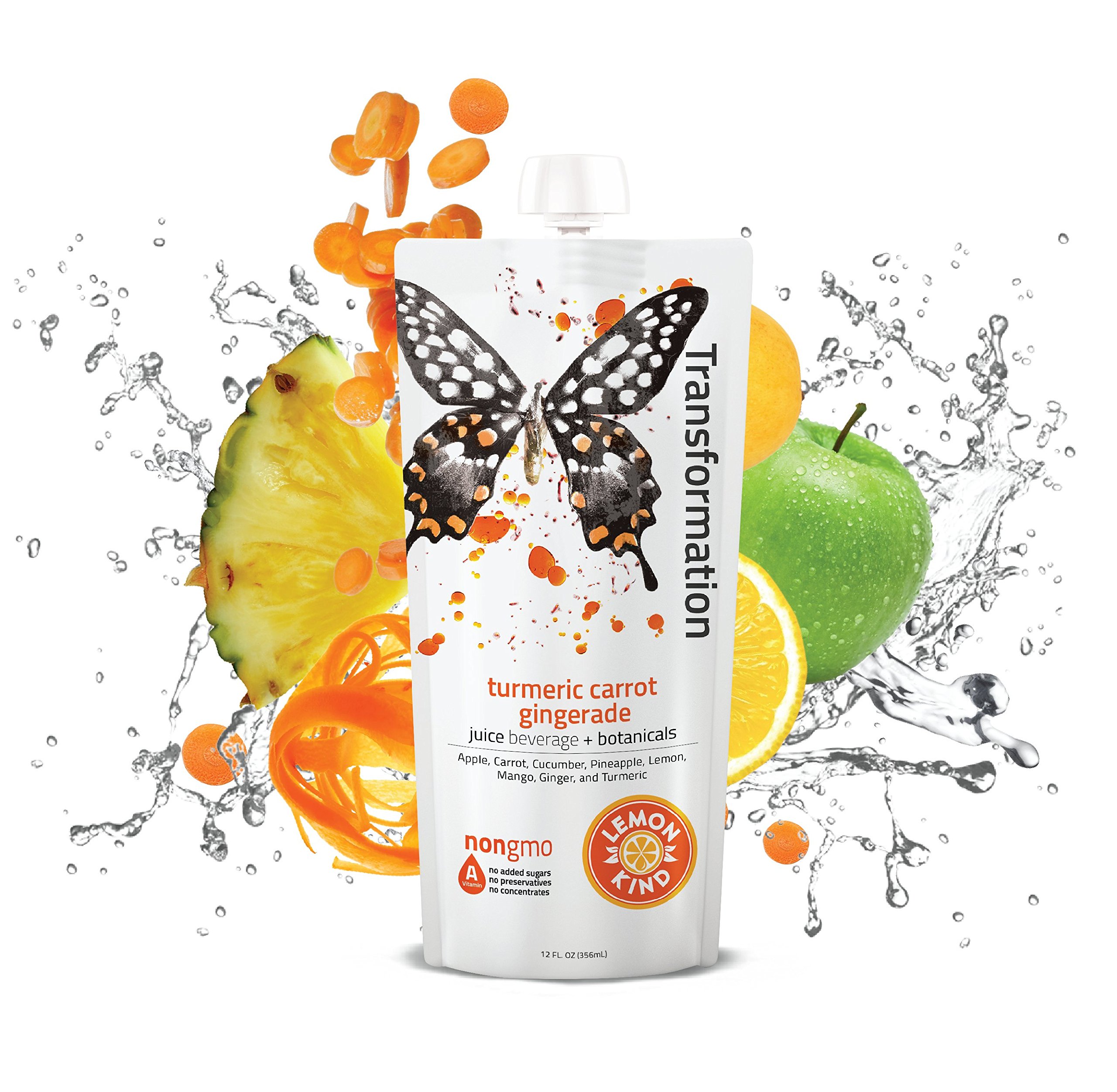 Lemonkind SUPER DETOX ME Renewal Cleanse Juice Blueberry Cinnamon Chia, 12 ounce