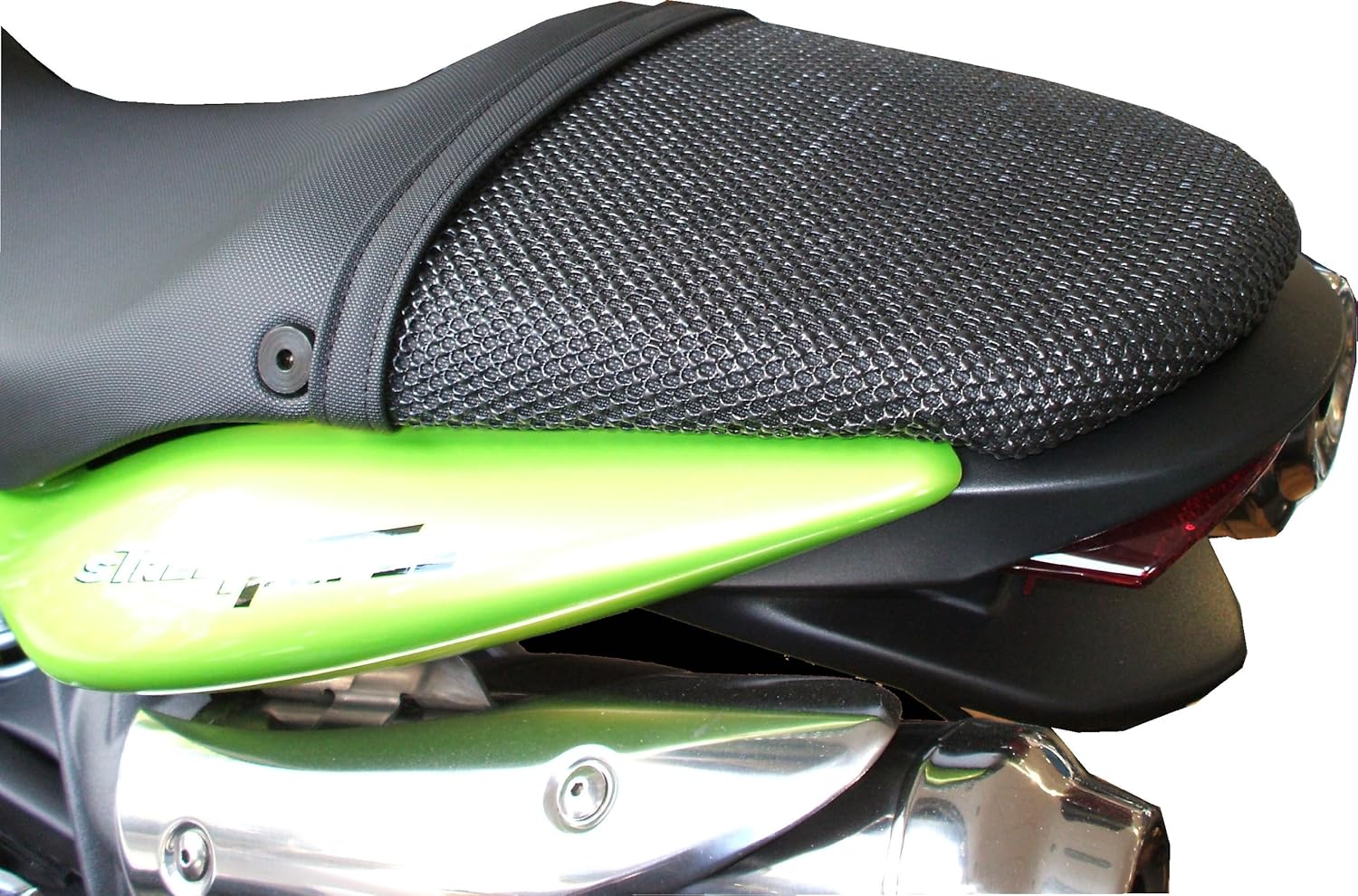 Triboseat Anti Slip Motorcycle Passenger Seat Cover Black Accessory