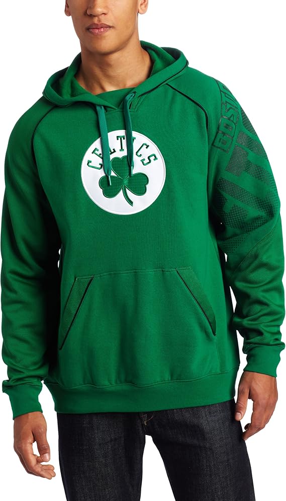 8759A NBA Men's Boston Celtics Hoops Pullover Hood (Kelly