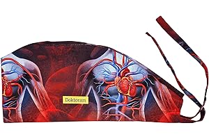 DOKTORAM X-Ray Black Working Cap - Comfortable and Breathable for Men and Women Long Aesthetic Head Cover