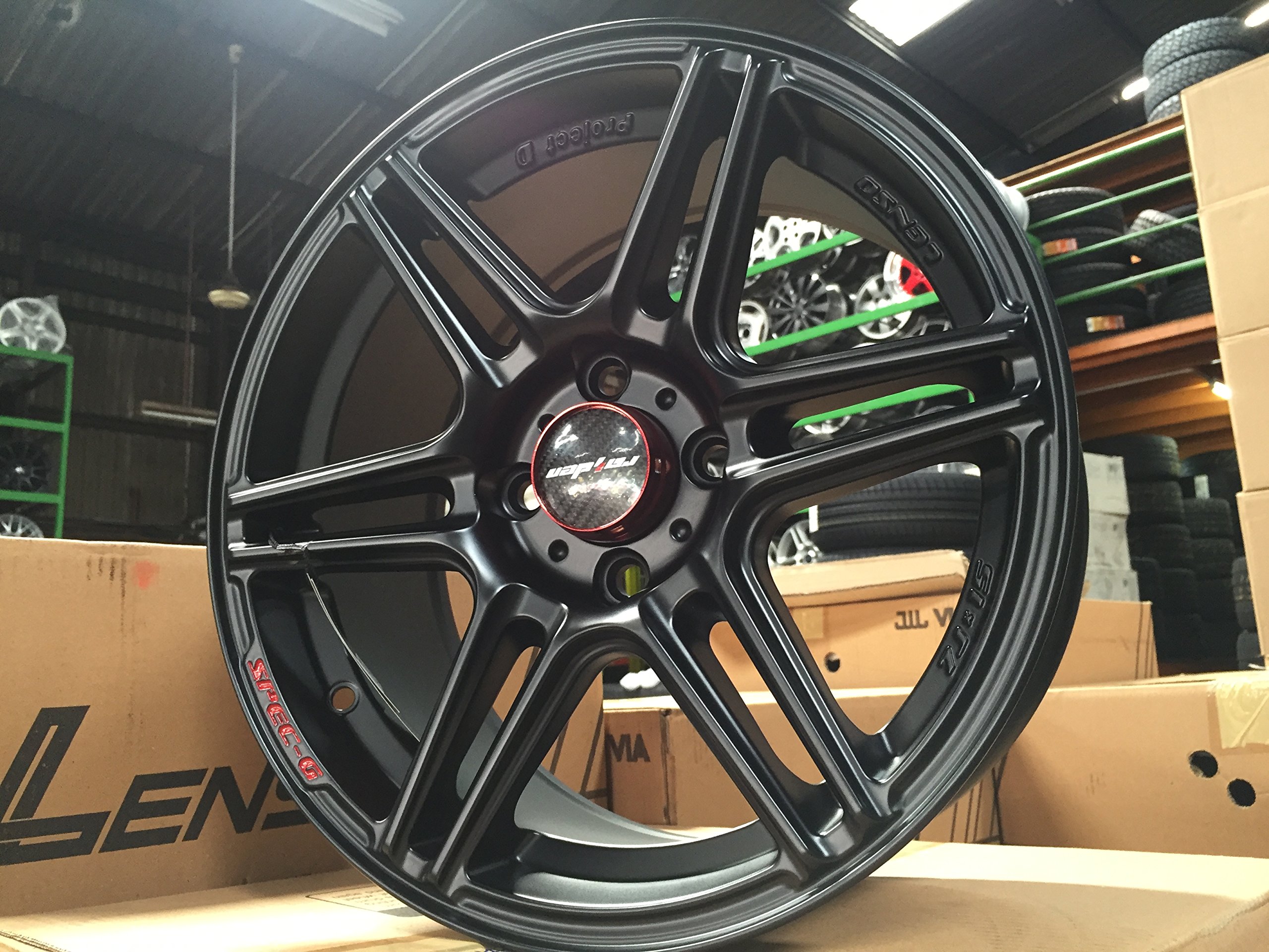 King of Rims New 15 inch Lenso Project D spec G Wheel PCD 4x100 Set of
