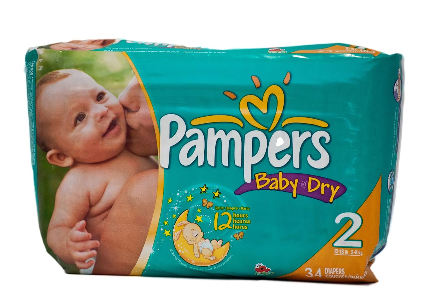 pampers baby dry 34 pack