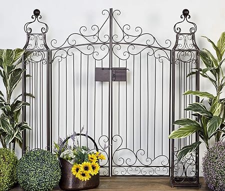 Deco 79 41391 Metal valla de jardín, 64 por 152,4 cm: Amazon.es: Hogar