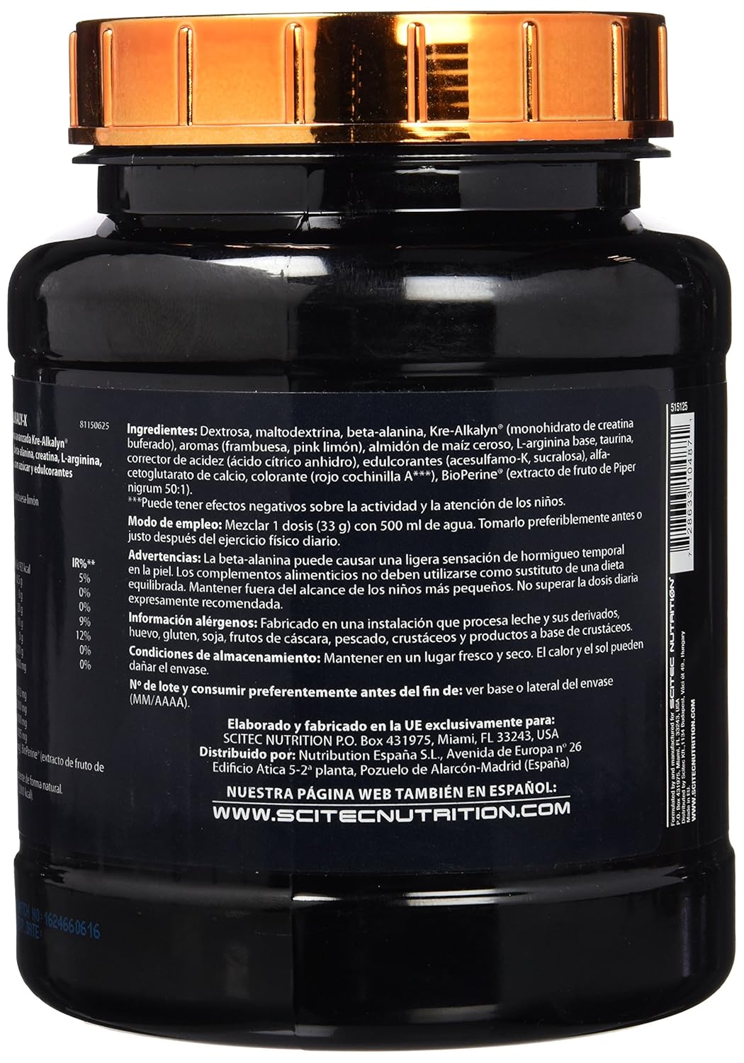 Amazon.com: Scitec Nutrition Alkaly-X - Raspberry Lemonade: Health & Personal Care