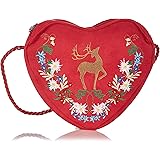Damen Dirndl Handtasche Herz Umhängetasche - Herztasche