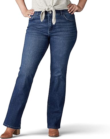 flex motion regular fit bootcut jean