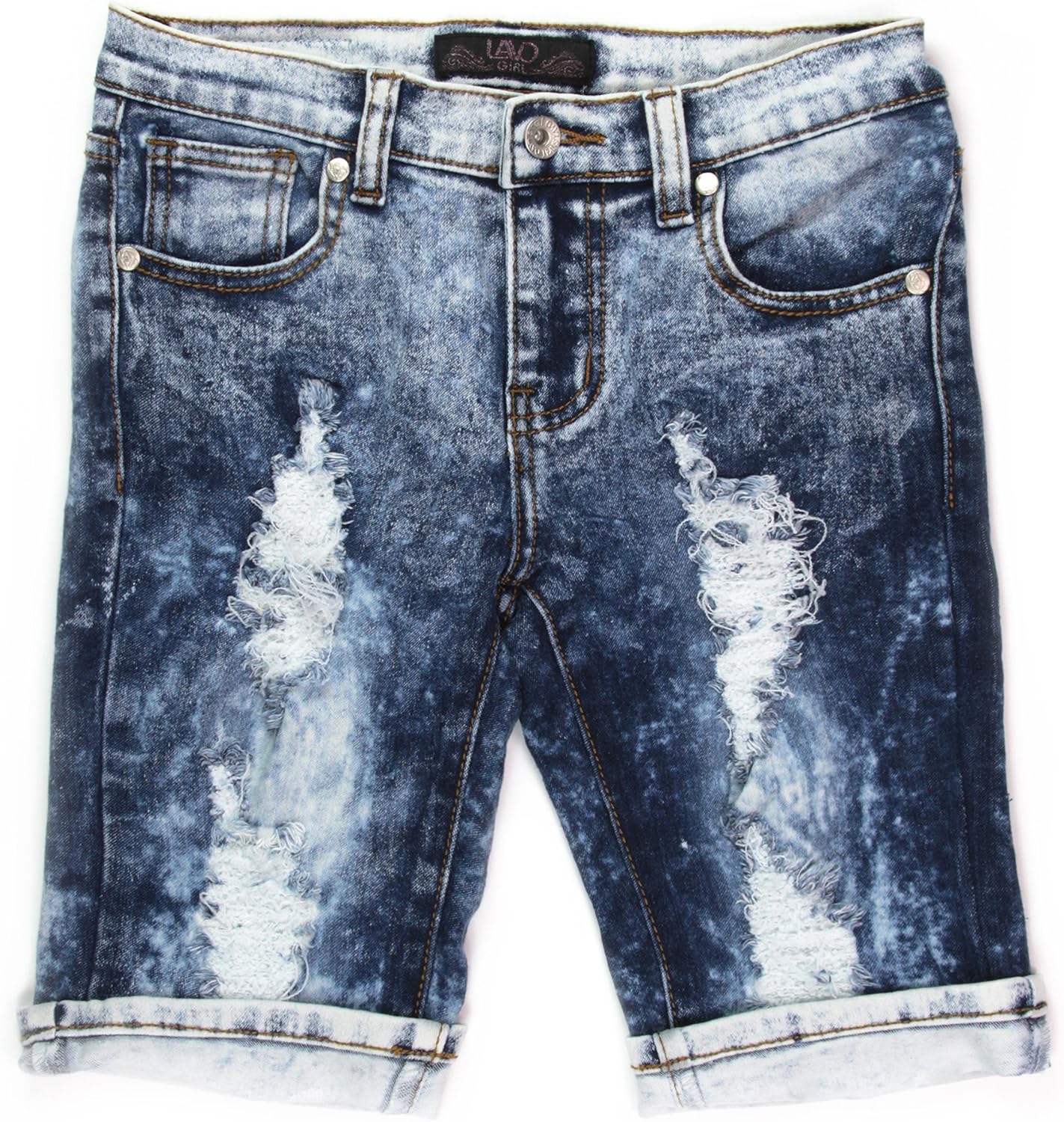 acid wash bermuda shorts