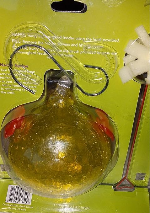 Amazon Com Bird Splendor Bubble Stake Bird Feeder Yellow