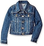 Calvin Klein Girls' Basic Jean Jacket, Stretch