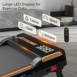 ACTFLAME Walking Pad with Incline, Portable