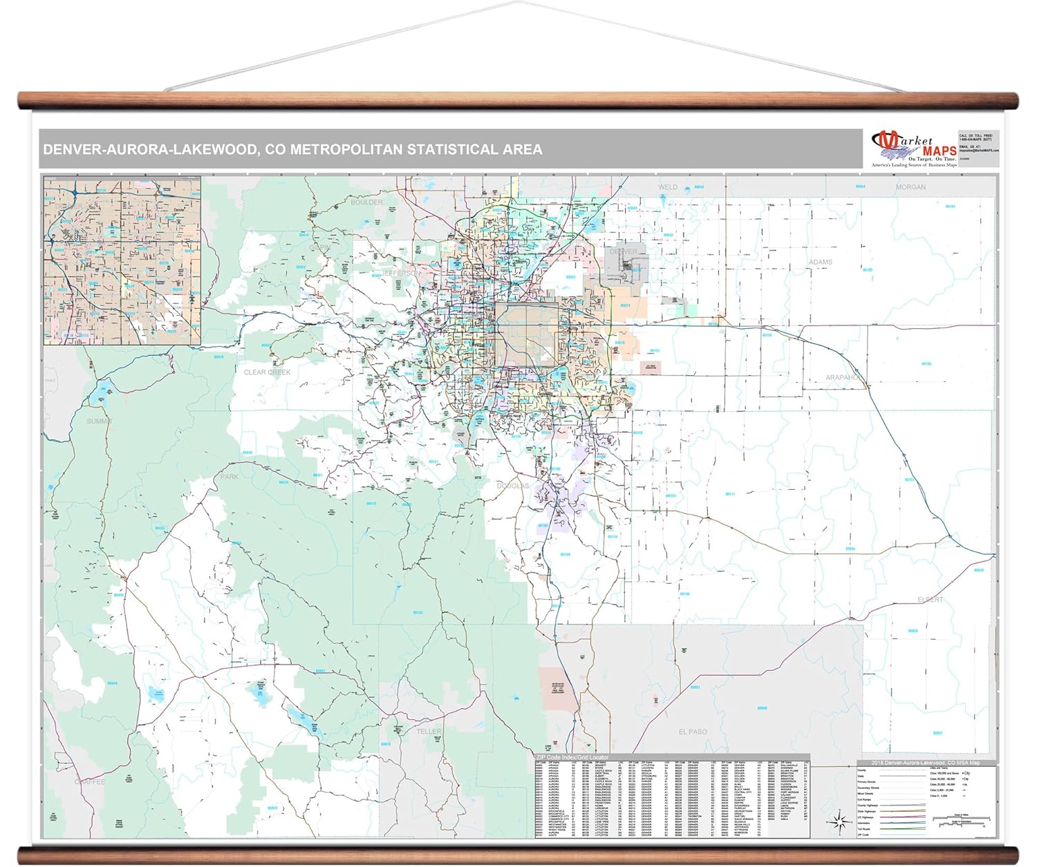 Denver Metro Zip Code Map Maping Resources