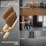 Newman and Cole Natural Wooden Hand Brush Pack Two Coco Soft Bristles view 5