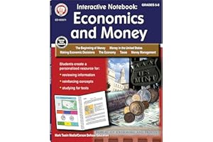 Mark Twain Grades 5-8 Economics Workbook, Interactive Notebook Covering The History of US Currency, the Economy, Taxes, and More, Financial Literacy Books