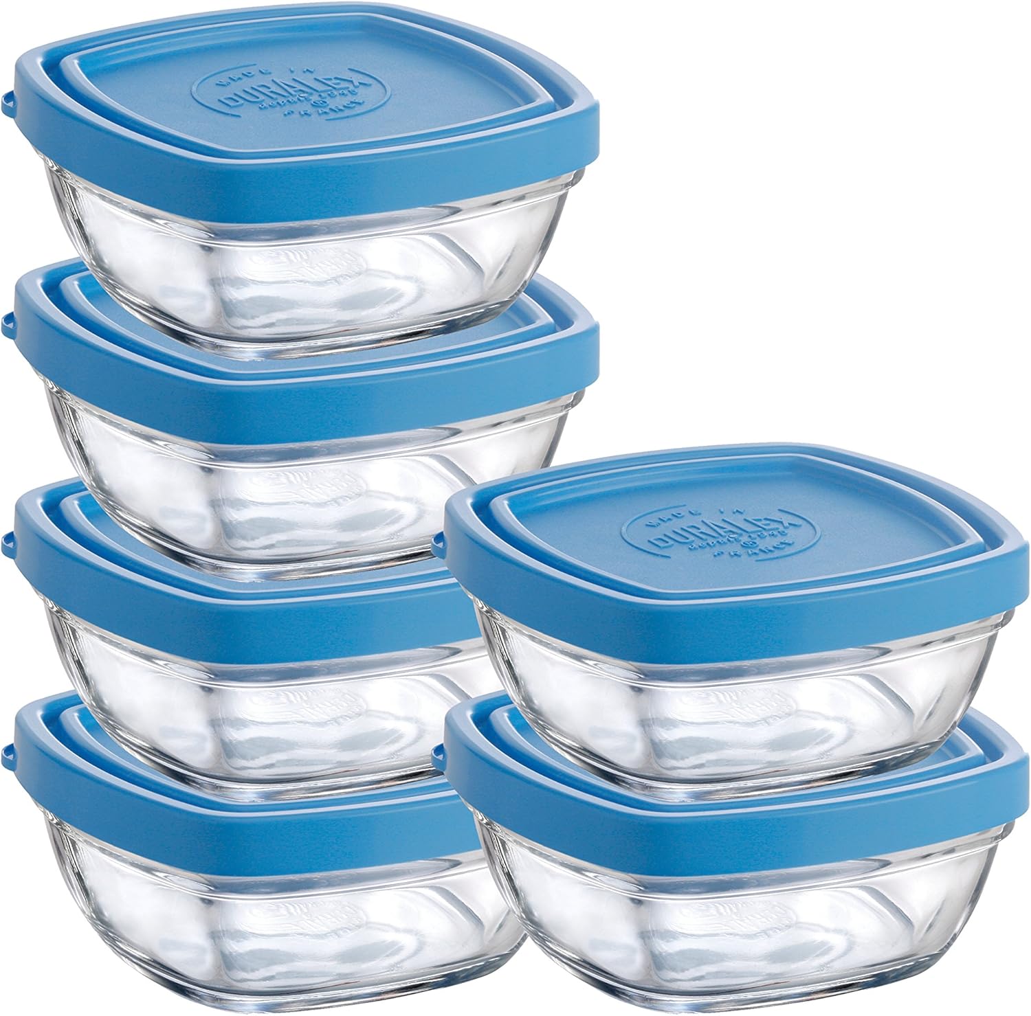 Duralex LYS 20Ounce Square Bowl with Lid, Set of 6 Amazon.ca Home