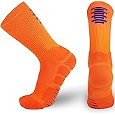 Keskale Basketball Socks, Cushion Crew Athletic Sport Compression Socks for Men Women Youth