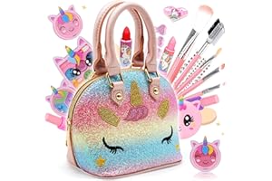 Kids Makeup Kit for Girl - Washable Makeup Toy for Girls, Little Girls Make up Set Safe & Non Toxic Makeup for Toddlers Child