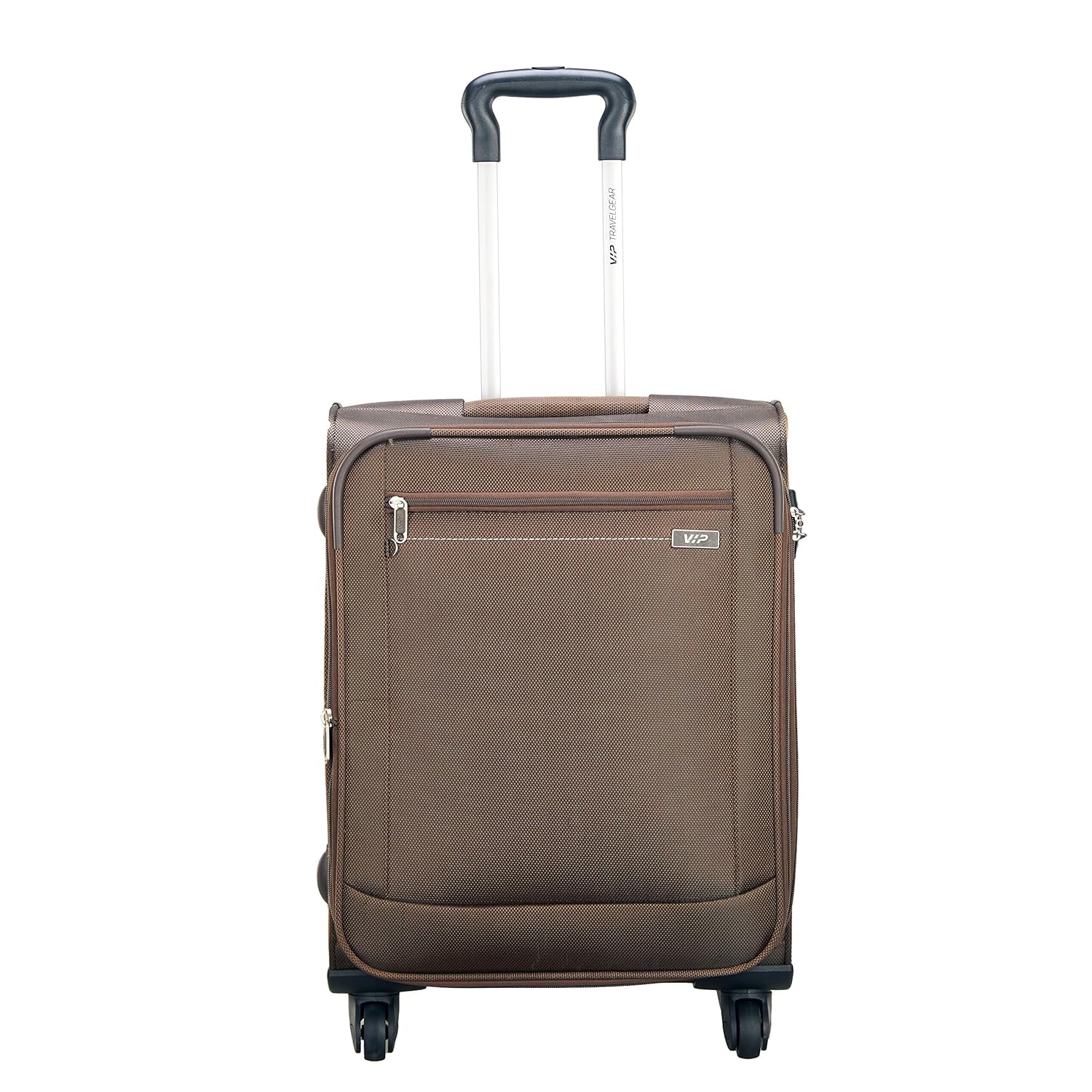 Buy VIP Tide Polyester 56 Cms Brown Softsided Cabin Luggage with Corner