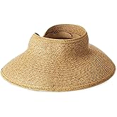 San Diego Hat Co. Womens Ultrabraid Visor with Ribbon Binding, and Sweatband