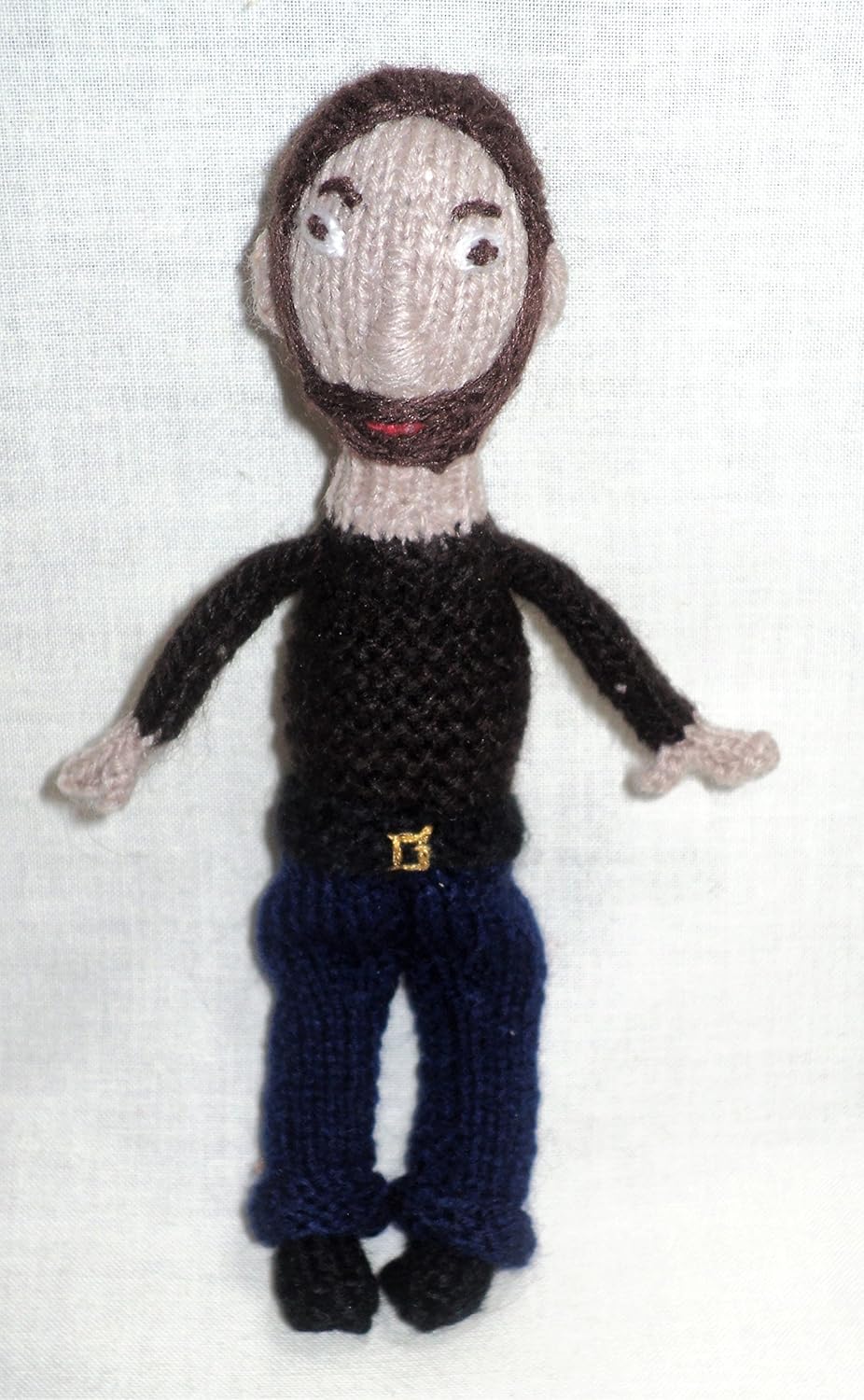 knitted man doll
