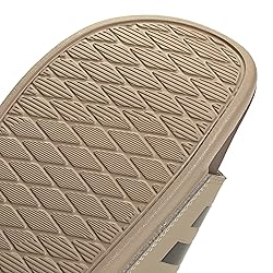 adidas Unisex Adilette Comfort Slide Sandal, Blanch