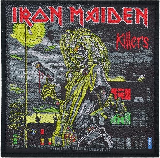 Amazon Com Klicnow Iron Maiden Killers Patch 10 X 10cm 4 X 4
