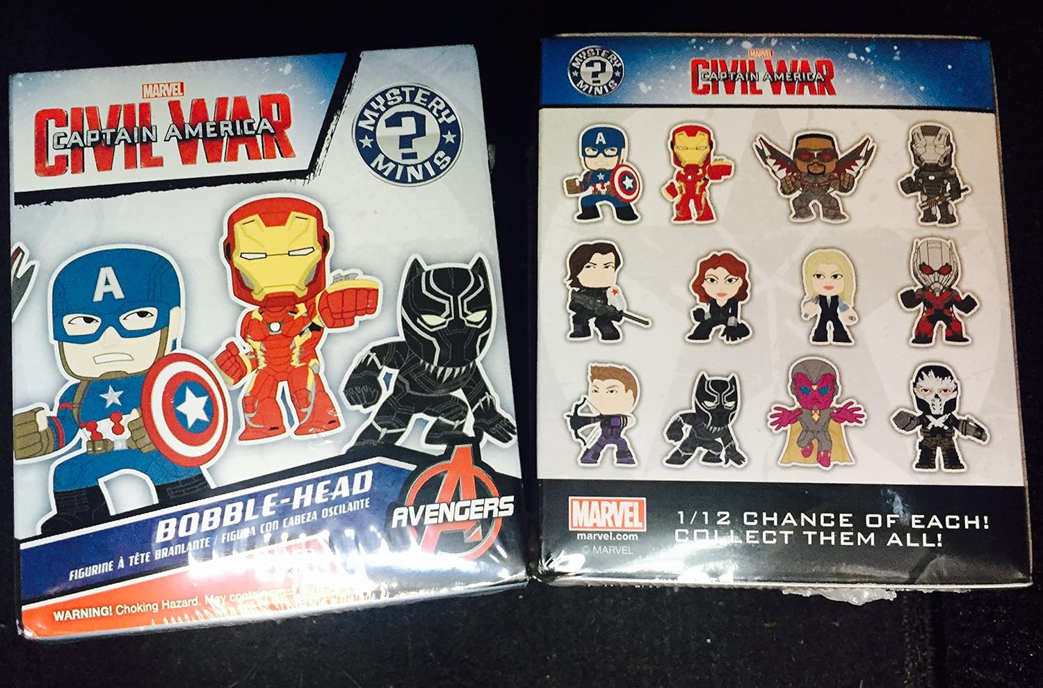 captain america civil war mystery minis