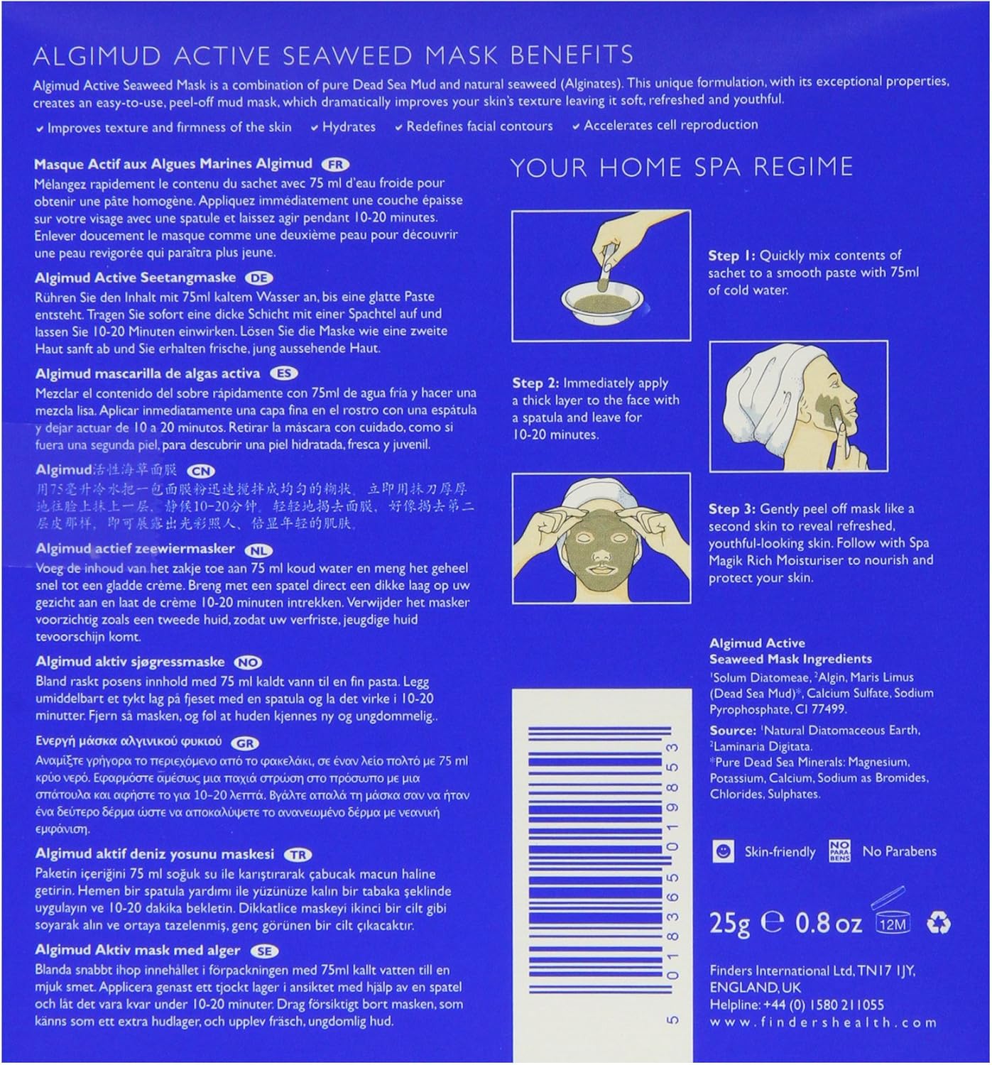 Download Dead Sea Spa Magik Algimud Face Mask 25g Amazon Co Uk Beauty Yellowimages Mockups