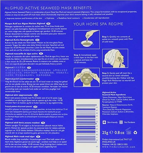 Download Dead Sea Spa Magik Algimud Face Mask 25g Amazon Co Uk Beauty PSD Mockup Templates