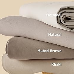 Bedsure 100% Washed Cotton Duvet Cover Oversized