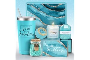 MYMATEZOE Birthday Gifts for Women, Relaxing Spa Gift Basket Set, Happy Birthday Gifts for Women Who Have Everything, Unique Gifts Box Ideas for Women Mom Mother Sister Best Female Friend Coworker Daughter