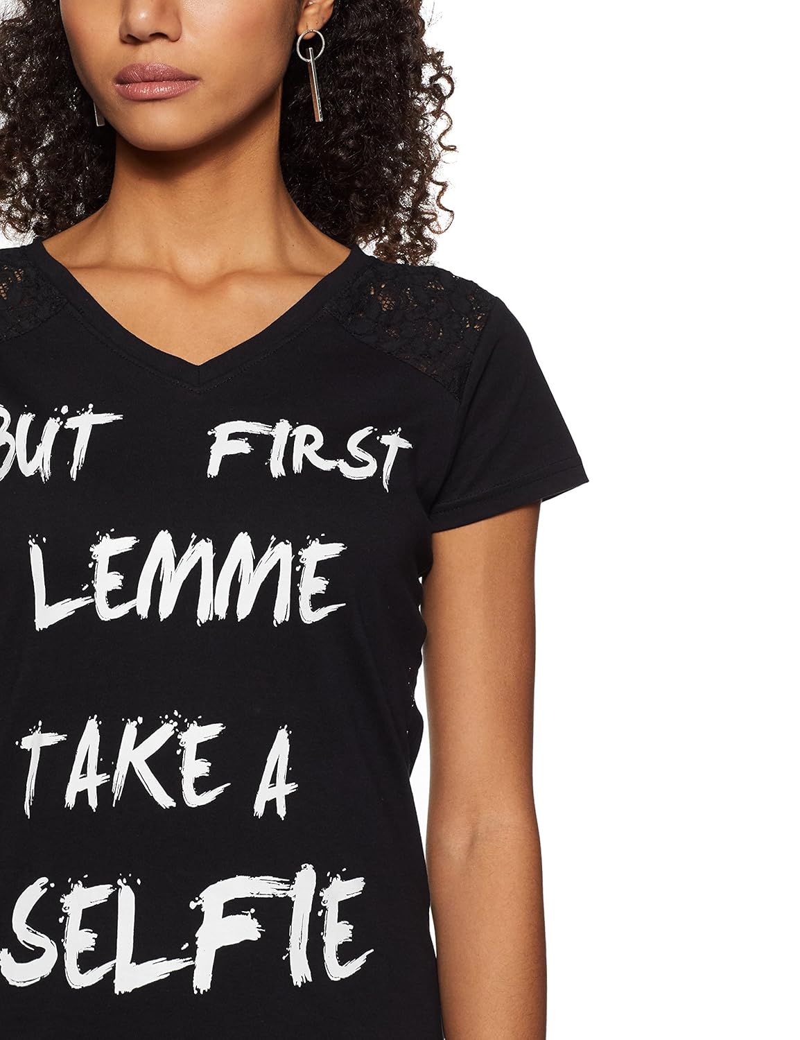 flying machine women's regular fit t-shirt