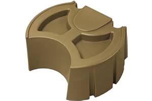 Good Ideas RW50ST-KHA 50-Gallon Rain Wizard Rain Barrel Stand, Khaki