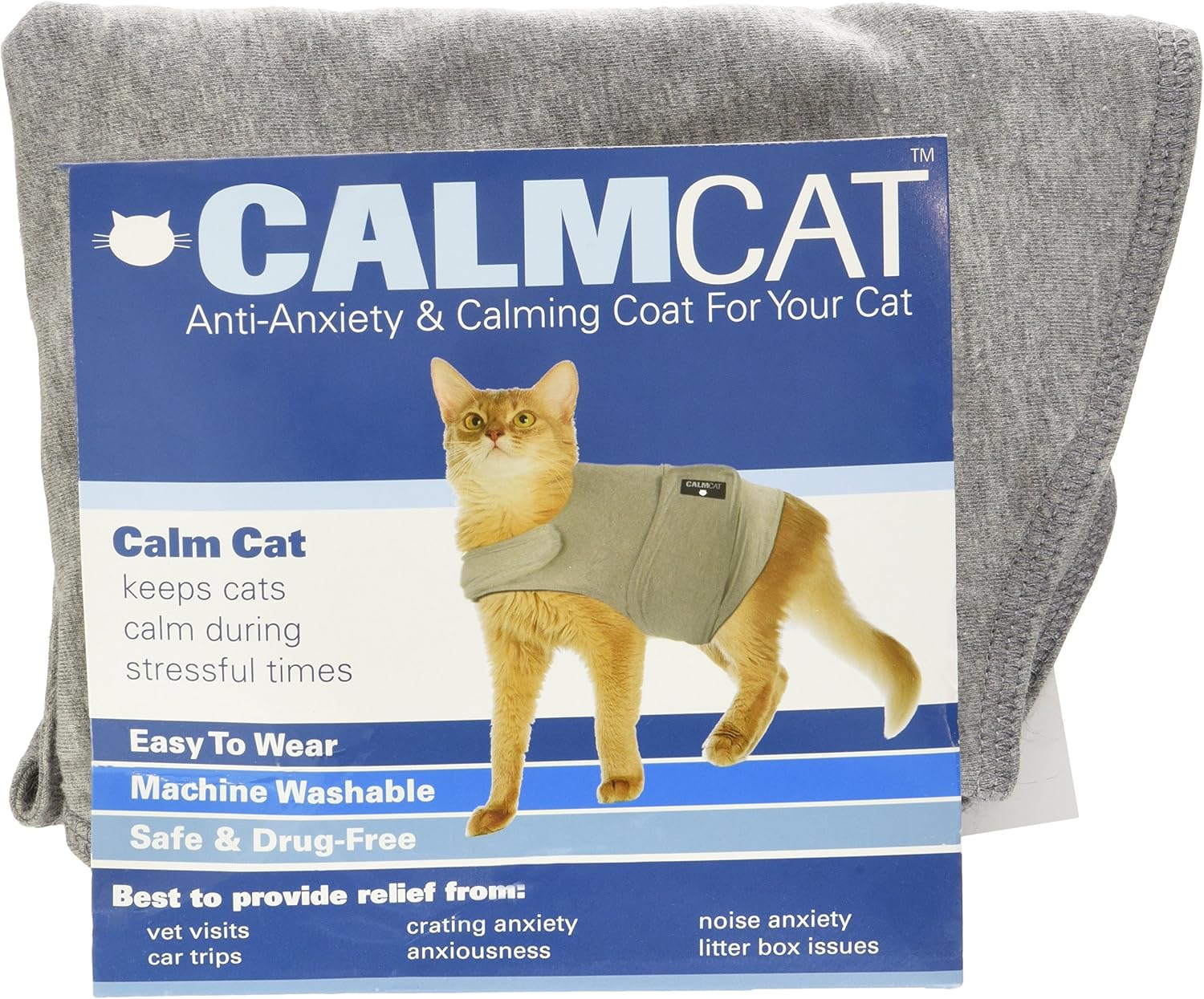 calm cat for car ride