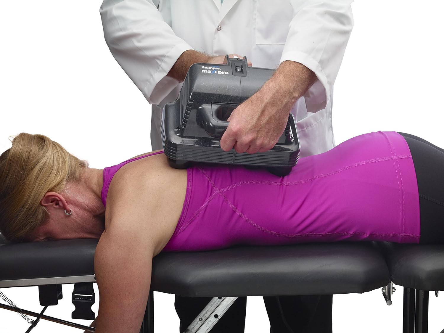 Thumper Maxi Pro Percussive Massager - Deep Tissue Full Body Massager for Professional use. Full Body Massage in 5 Minutes! Powerful Percussion Massager for Chiropractic clinics, with 5 speeds: Health & Personal Care
