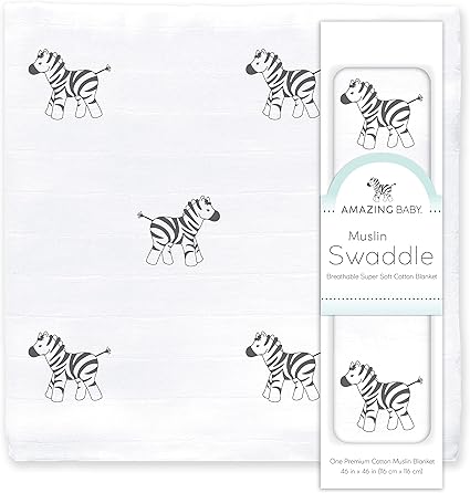 zebra muslin