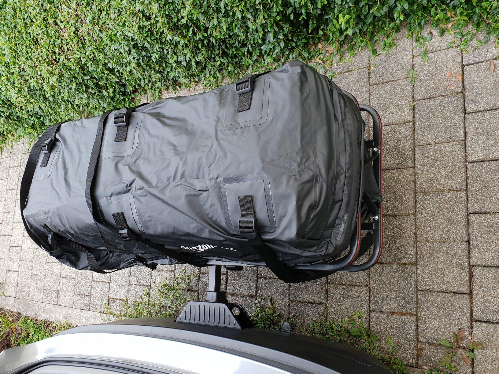 9/mo Finance Amazon Basics Rooftop Cargo Carrier Bag, Black, 15 Cubic Feet Buy Now, Pay Later