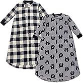 Yoga Sprout unisex-baby Unisex Baby Fleece Long Sleeve Sleeping Bag 2pk