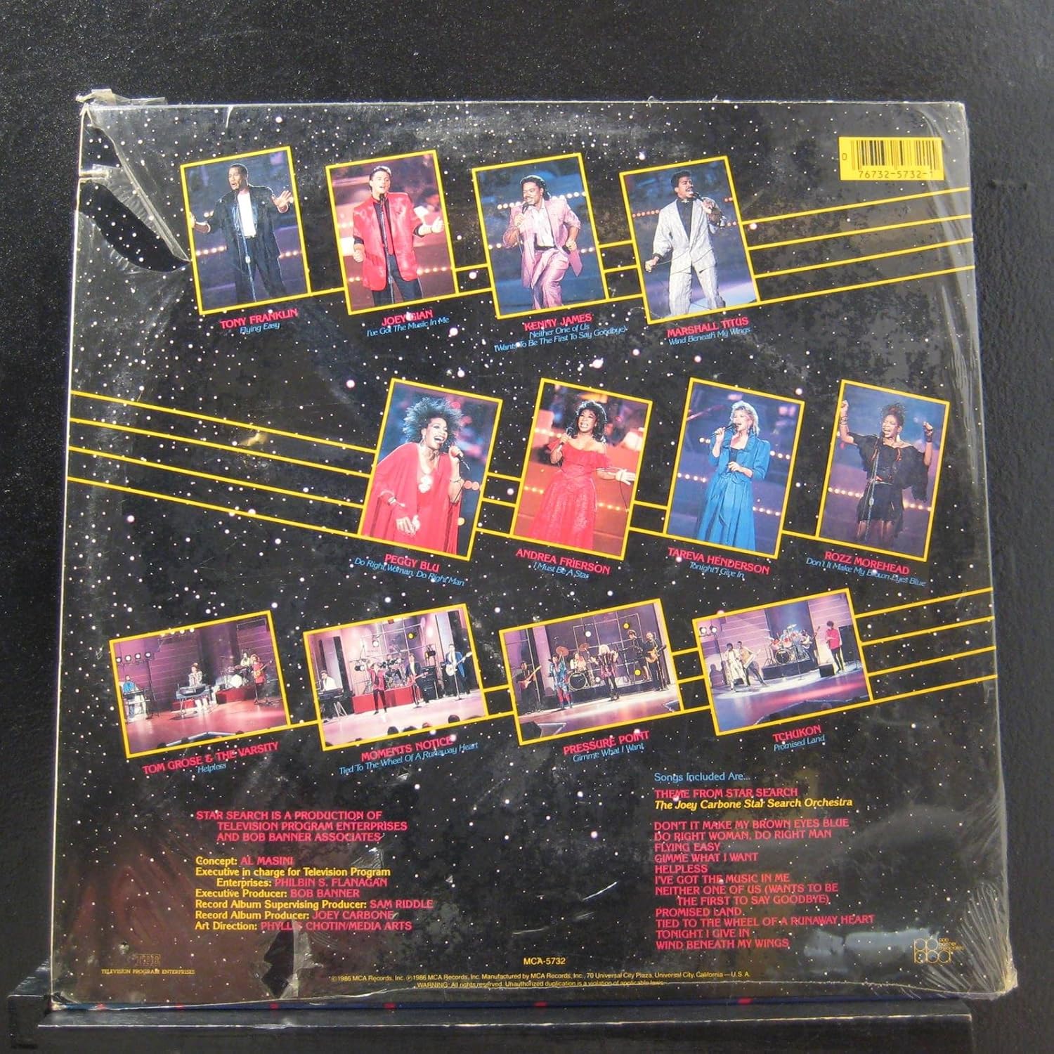 Kenny James Tchukon Peggy Blu Star Search The Winners Album