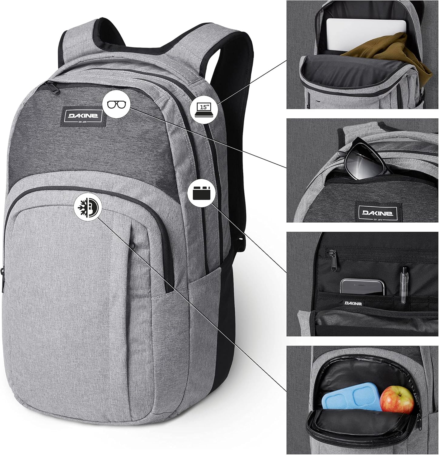 Dakine Campus Pack (Carbon II, 25L)
