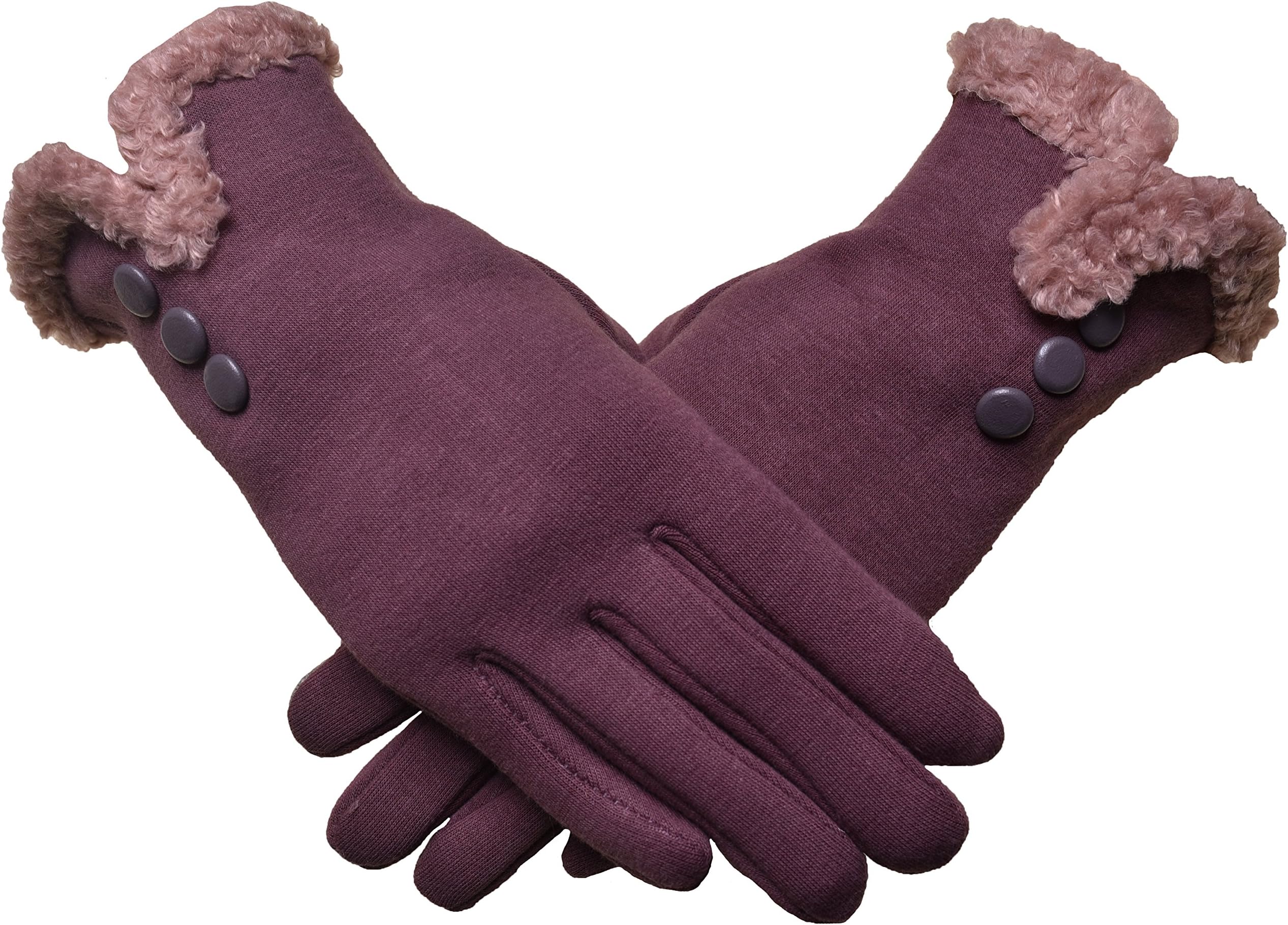 Outrip Winter Gloves for Women Touch Screen Texting Warm Fleece Lined Cold Weather Gloves