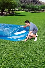 Bestway Rectangle Pool Cover 2.62m x 1.75m for Inflatable Family Pools view 2