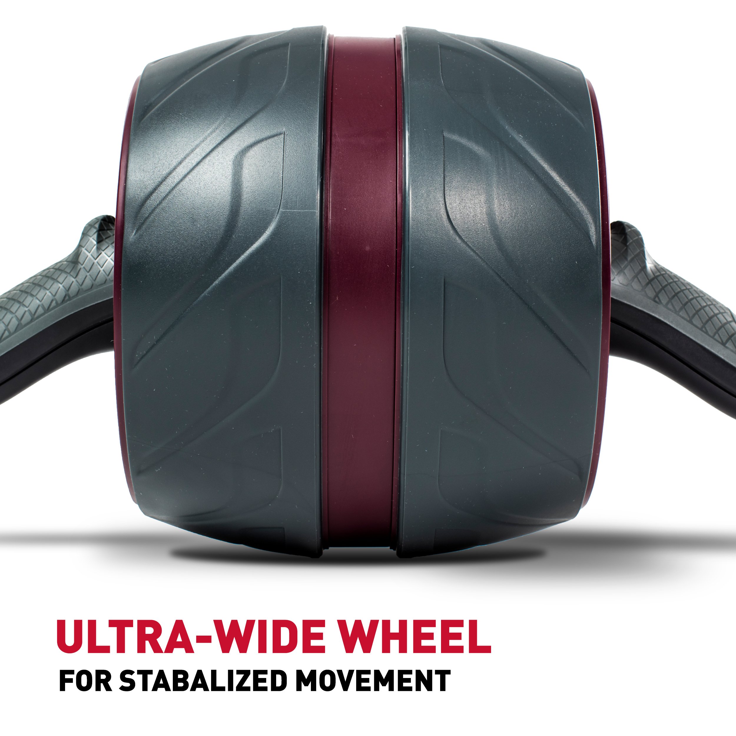 Perfect Fitness Ab Carver Pro Roller Wheel With Built In Spring Resistance, At Home Core Workout Equipment, Red Perfect Fitness Ab Carver Pro Roller Wheel With Built In Spring Resistance, At Home Core Workout Equipment, Red