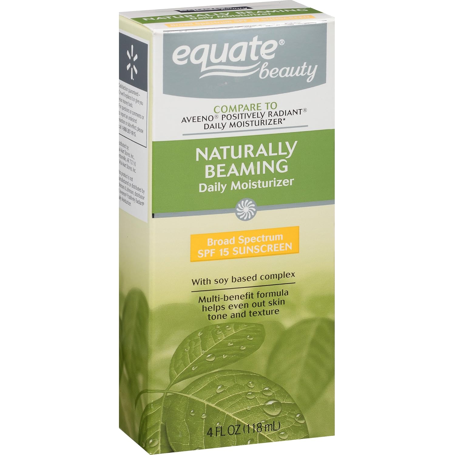 equate naturally beaming daily moisturizer