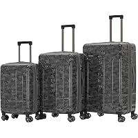 Amazon.com | Merax 3-Piece ABS Hardshell Suitcase Set